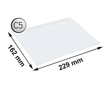 Плик за куриерски пратки С5 162х229 полиестер 50 бр