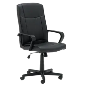 Директорски стол МИХАИЛ -снимка отстрани, еко кожа