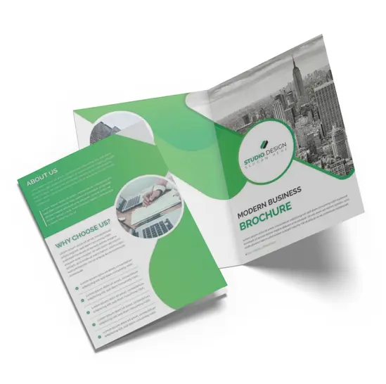 Дипляна А5 с 1 сгъвка 50 броя