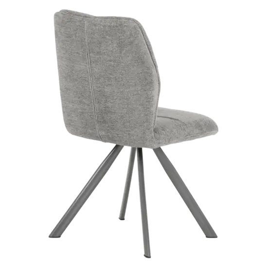 Трапезен стол ТОМИ-сива дамаска