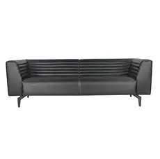 Триместен диван ОМУРТАГ COSTA 03 - сниман в профил, сив