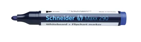 Маркер за бяла дъска и флипчарт Maxx 290 син хоризонтален без капачка