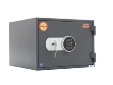 Метален сейф FRS PMT 32 - сив, затворен, сниман отпред, ел. заключване