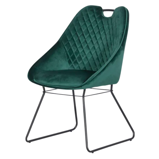 Трапезен стол ЖЕЛАНА- зелен