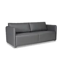 Диван триместен ИЛИНДЕН BLOK 03 - сив на цвят, сниман в профил