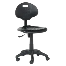 Работен стол СОНАТА- снимка отпред, черен цвят, специализиран