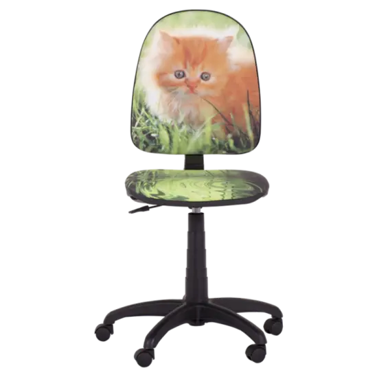 Детски стол КОТЕ- снимка отпред, черна база