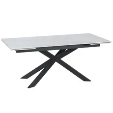 Трапезна маса ЛЕОНОРА разтегателна- бял плот