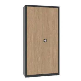 Затворен Архивен шкаф FRT с 5 отделения 199x80x43.5 см- цвят орех