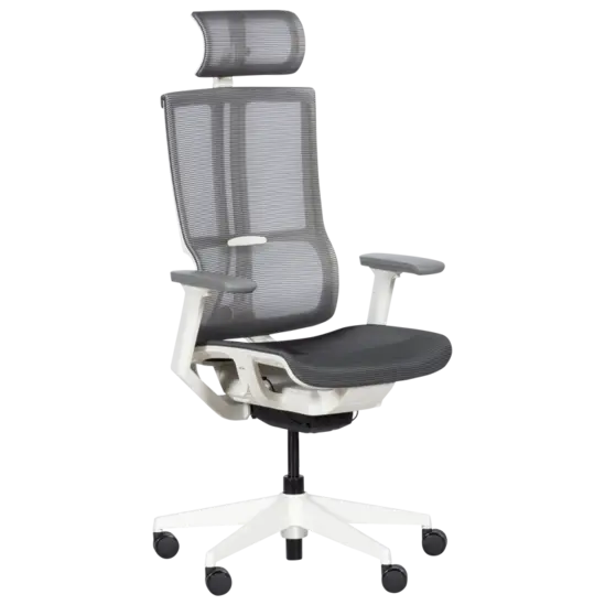 Работен стол НАКСОС- ергономичен, черен цвят