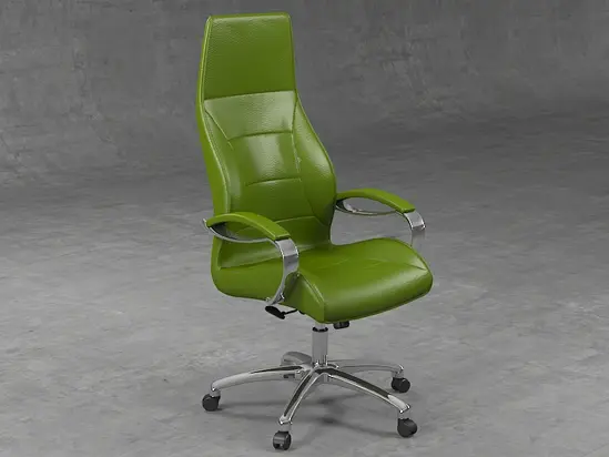 Директорски стол ВОКИЛ ARS 01- зелен цвят