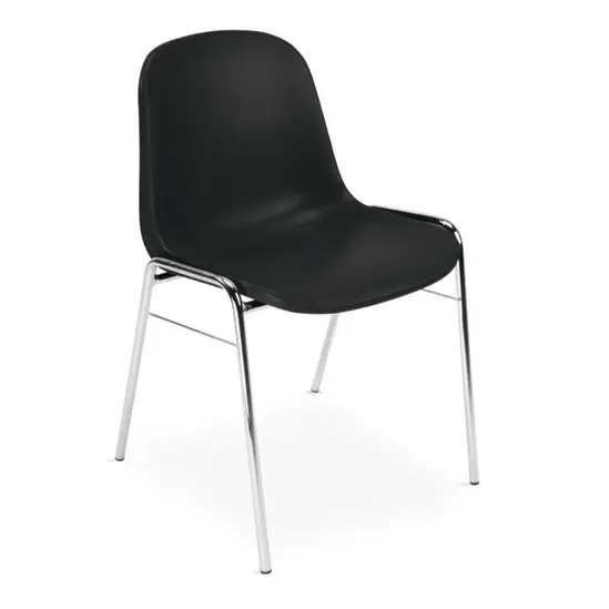 Посетителски стол БЕТА-черен цвят