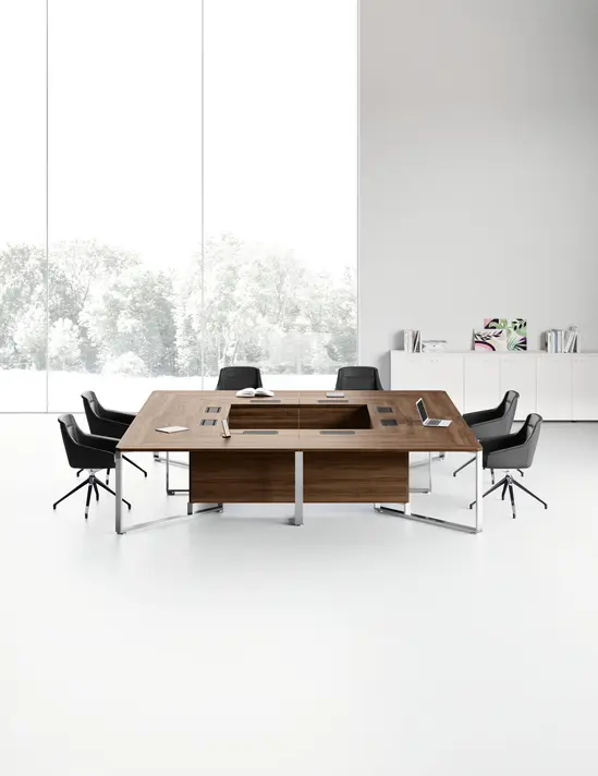 Заседателна маса I-MEET 06- маса с 6 стола