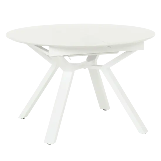 Трапезна маса АРИЯ разтегателна- в бял цвят