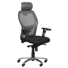 Директорски стол ВАЛЕРИ- снимка отстрани, дамаска