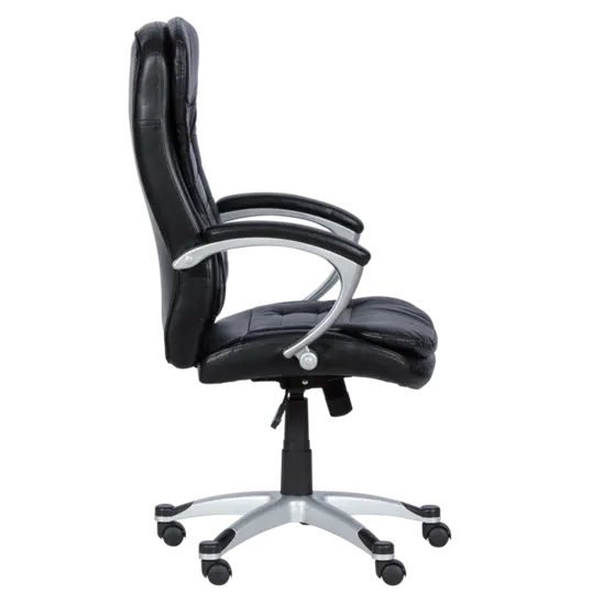 Директорски стол АЛБЕРТ- снимка отстрани, меки падове