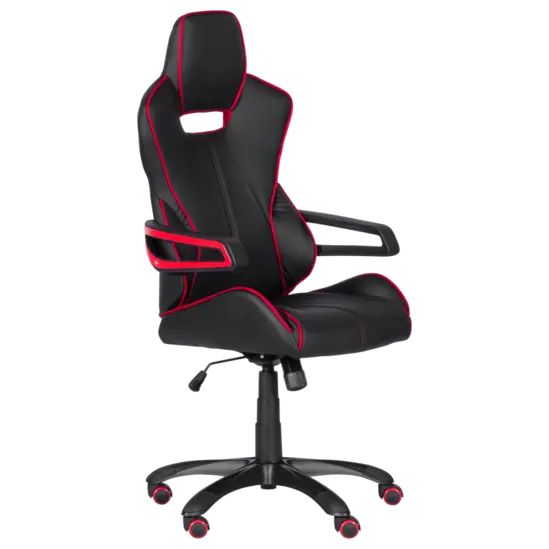 Геймърски стол ГРОЗДАН - черен с червено