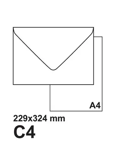 Плик за секретна поща С4 229х324 50 бр