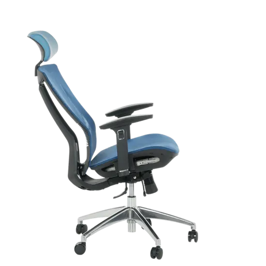 Дирексторски стол ЛУСИЯ- Регулиране силата на люлеене според теглото на седящия