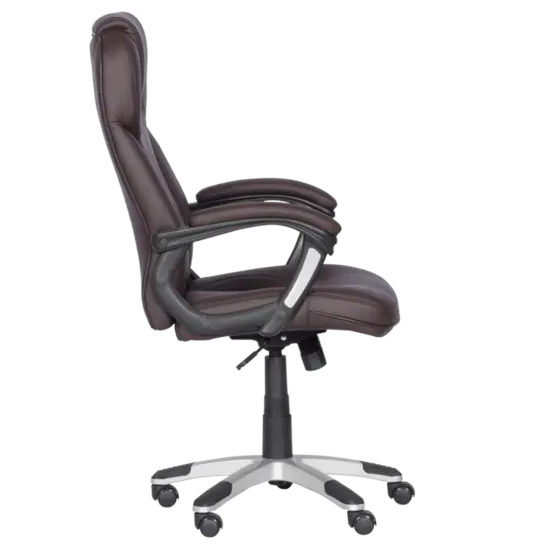 Директорски стол ВЛАДИМИР- кафяв цвят, еко кожа