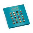 Мини пралини Lindt 20 броя тюркоаз кутия