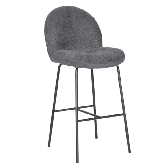 Бар стол РАЛИ- сив цвят дамаска