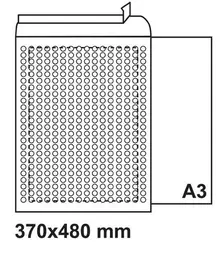 Плик с въздушни мехурчета 370х480 бял