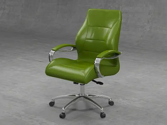 Работен стол ВОКИЛ ARS 02- с хромирана кръстачка