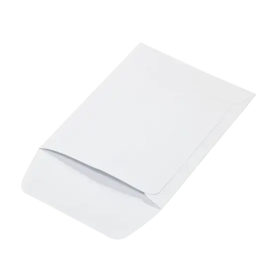 Плик за монети 60х75 мм - един отворен плик