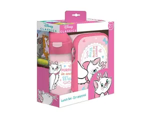 Кутия за храна и бутилка за вода Marie cat