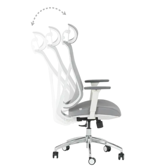 Директорски стол ЙОАН- Регулиране силата на люлеене според теглото на седящия