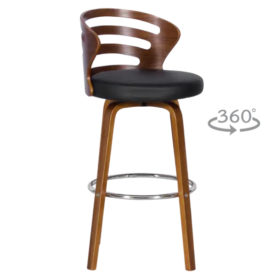 Бар стол АЛИС- Въртене на 360°