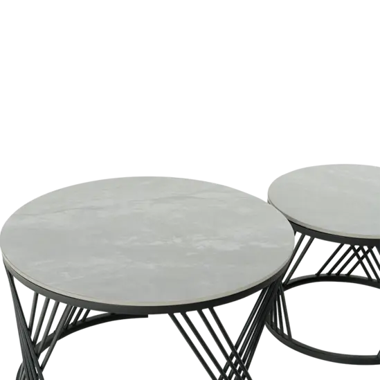 Холна маса БЕЛОСЛАВА- основа от праховобоядисан метал