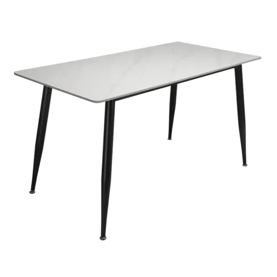 Трапзна маса ДЕАНА-снимка отстрани, маса в два цвята