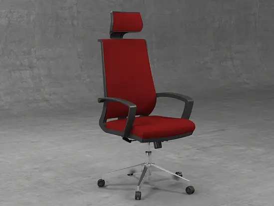 Директорски стол ДУЛО NT - хромирана кръстачка