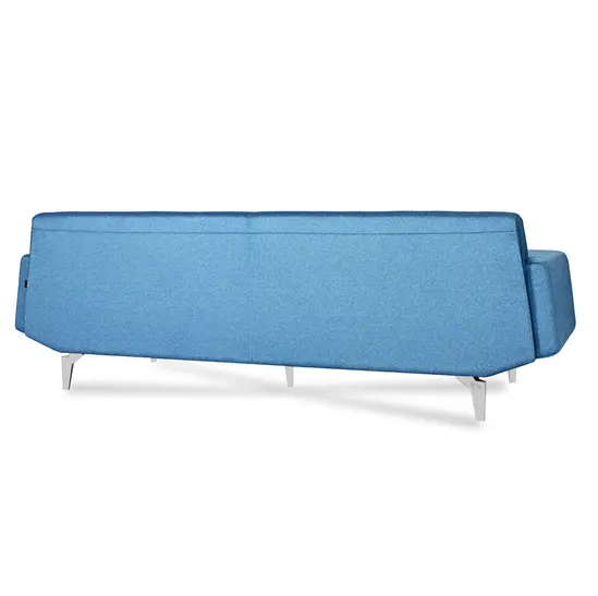Диван триместен КОТРАГ VG 03 - сниман в гръб, син на цвят