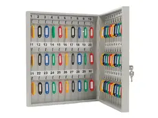 Табло за ключове KL 60 броя - сиво, за 60 ключа, отворено