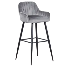 Бар стол ВЕРОНИКА- сив цвят