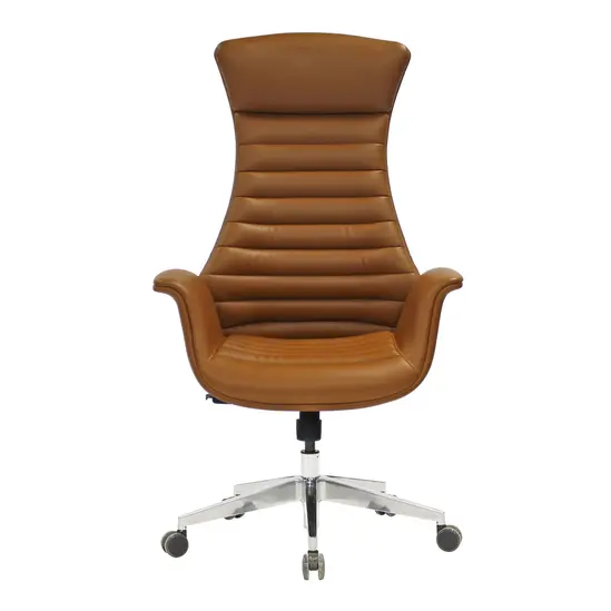 Директорски стол КОПРИВЩИЦА MRL-  хромирана кръстачка