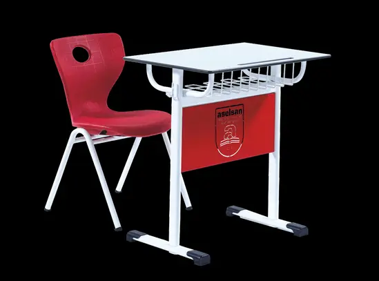 Ученически стол 108 S- комплект, червен