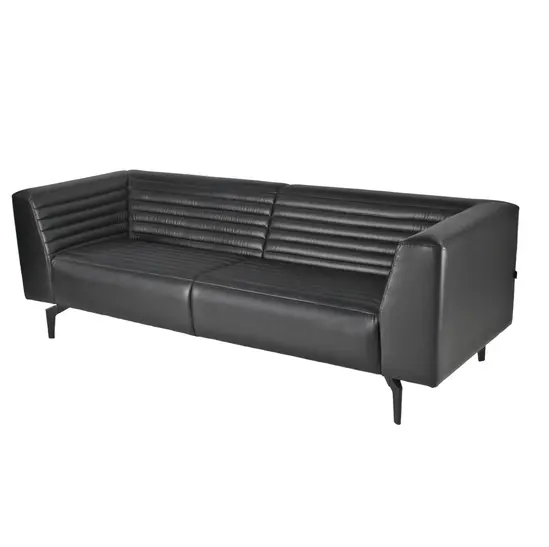 Триместен диван ОМУРТАГ COSTA 03 - сниман в цял ръст, сива дамаска