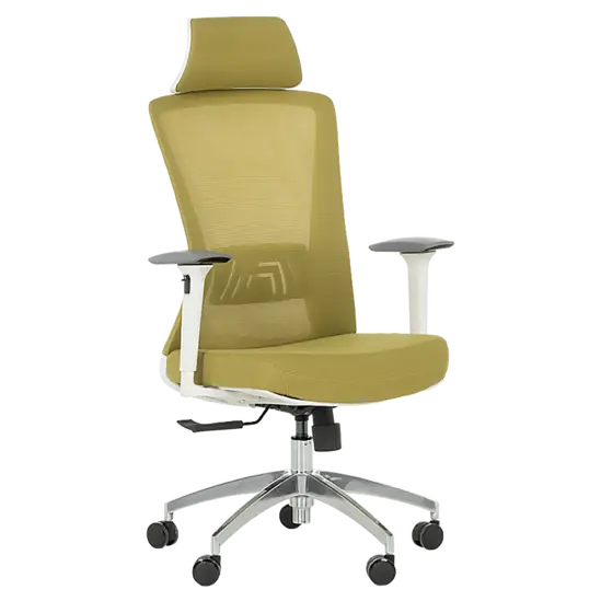 Работен стол ХЕРАКЪЛ-снима отпред, цвят резеда, меш