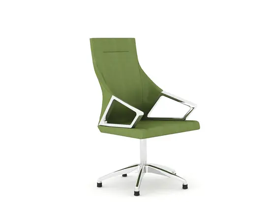 Посетителски стол ПРЕСИЯН TAU 03- фиксирани подлакътници