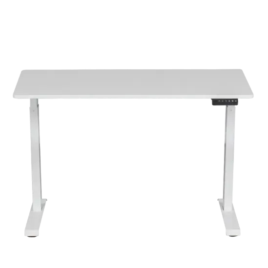 Бюро регулируемо КУКУШ B7- бял плот, бели крака