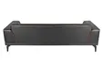 Триместен диван САМУИЛ SOLO 03 - снимка в гръб, черен цвят