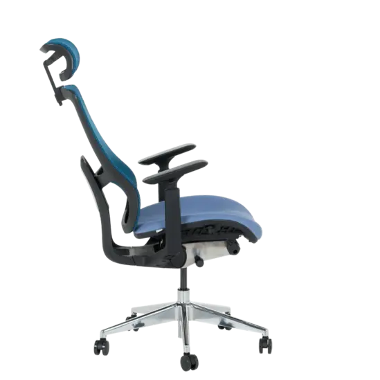 Работен стол ПАРИС- Регулиране силата на люлеене според теглото на седящия