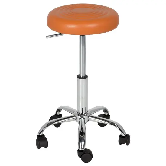 Бар стол ЯНЕ- оранжева седалка