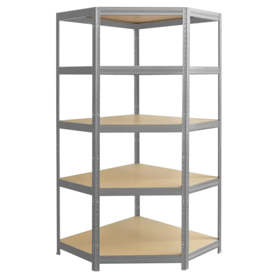 Метален стелаж BTL цинк 180x90x45см 275кг рафт- снимка отпред