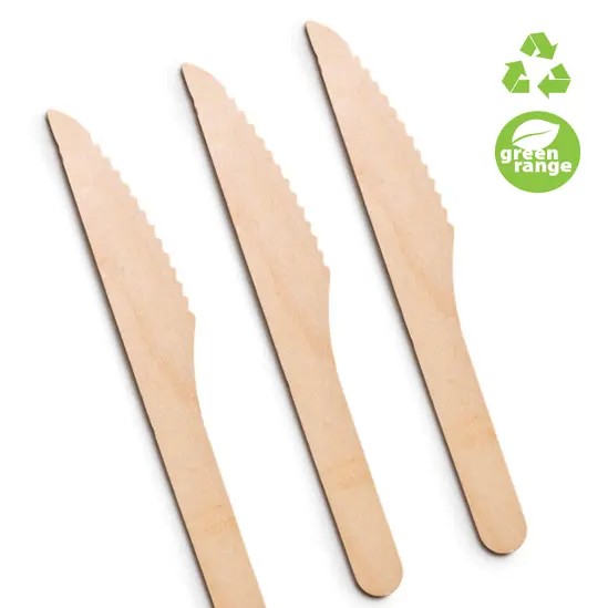 Дървени ножове 50 бр