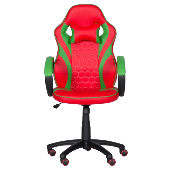 Геймърски стол ДОТА- в два цвята, черве-зелен